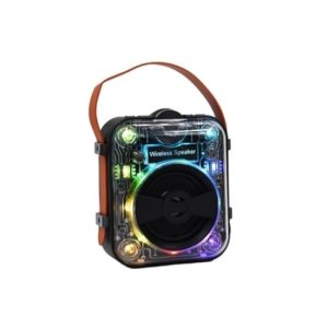 Altavoz Bluetooth Portátil Transparente Mecha RGB Función Tws Referencia: HYX823 ref6058