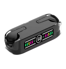 Auriculares Bluetooth 5.3 M12 MAX Con Pantalla Digital Auriculares Inalámbricos Bluetooth 5.3 M12 Max con pantalla digital   Ref.6006