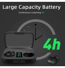 Auriculares Inalámbrico A10S Auriculares inalambrico tws A10S Bluetooth 5,0 con pantalla de carga en la oreja Mini auriculares inalámbricos estéreo auriculares deportivos para Smartphone  Referencia: LYEJ165 ref6031