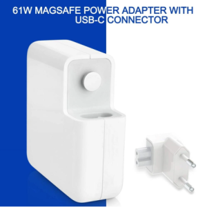 CARGADOR 61W USB-C PARA APPLE MACKBOOK CARGADOR 61W USB-C PARA APPLE MACKBOOK CON CABLE USB C A USB C 2 METROS  Referencia: KJ841 ref6113