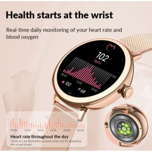 Reloj Inteligente para mujer pantalla amoled Reloj Inteligente Smartwatch para Mujer, Pantalla Amoled, Llamadas Bluetooth y Notificaciones bateria usar dura 7 dias  Referencia: LYEJ275 ref6051