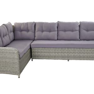 SOFA SET 4 RATAN SINTETICO 267X204X90 5 MM, EXTERI MB-166669 Disponible Ref 13464