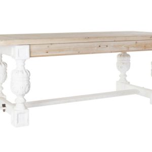 MESA COMEDOR ABETO MDF 200X90X77 28,00 ENVEJECIDO MB-179365 Disponible ref13223