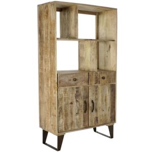 ESTANTERIA MANGO METAL 95X44X172 NATURAL NATURAL MB-180126 Disponible ref13100