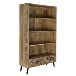 ESTANTERIA MANGO METAL 100X40X180 MARRON OSCURO MB-189163 Disponible ref13099