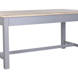 MESA COMEDOR PAULOWNIA MDF 161,5X81,5X78 GRIS MB-201456 Disponible ref13213