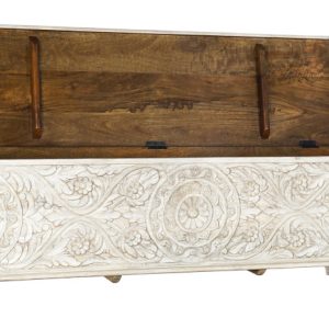 ARCON MANGO 150X43X50 MANDALA ENVEJECIDO BLANCO ref13018