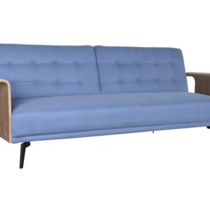 SOFA CAMA EUCALIPTO METAL 203X87X81 AZUL MB-202966 Disponible REF13412