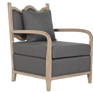 BUTACA ABETO POLIESTER 70X70X88 GRIS OSCURO MB-203398 Disponible ref13359