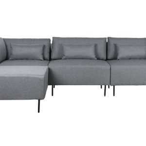 SOFA POLIESTER METAL 276X152,5X84 GRIS MB-205554 Disponible REF13407