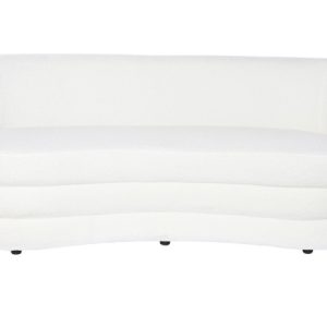 SOFA POLIESTER 193X92X79 BORREGUITO BLANCO MB-206622 Disponible REF13401