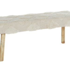 DESCALZADORA ALGODON EUCALIPTO 120X50X40 BLANCO MB-207356 Disponible ref13304