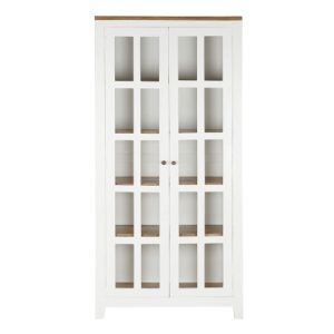 VITRINA MANGO CRISTAL 90X40X190 70,00 BLANCO MB-207443 Disponible Ref 13266