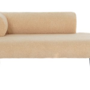 SOFA POLIESTER METAL 127,5X73,5X64 BEIGE MB-207720 Disponible REF13399