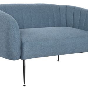 SOFA POLIESTER METAL 129X75X73 AZUL MB-207903 Disponible REF13397