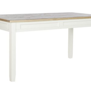 MESA COMEDOR PAULOWNIA 160X80X79 22,50 BEIGE MB-208016 Disponible ref13208