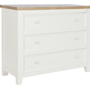 COMODA PAULOWNIA 93,6X38X76 3CAJ, BEIGE MB-208018 Disponible ref13059
