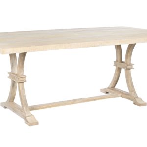 MESA COMEDOR MADERA MACIZA MANGO 201X100X76 45,00 MB-208795 Disponible ref13206