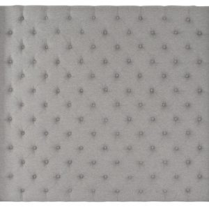CABECERO CAMA POLIESTER MDF 194X20X170 GRIS MB-210581 Disponible ref13278