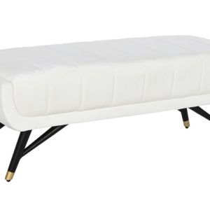DESCALZADORA POLIESTER 120X40X42 TERCIOPELO BLANCO MB-210693 Disponible ref13298
