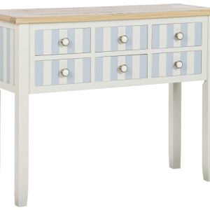 CONSOLA PAULOWNIA 103X35X80 6CAJ, BLANCO MB-211345 Disponible Ref13086