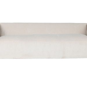 SOFA POLIESTER 224X95,5X66,5 PANA CREMA MB-211715 Disponible Ref 13385
