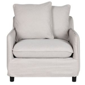 SILLON POLIESTER 85X85X74 BEIGE MB-211734 Disponible Ref 13341