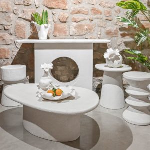 CONSOLA ABETO MDF 120X40X80 24,60 BLANCO MB-212194 Disponible Ref13082