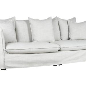 SOFA LINO 260X110X86 CON 7 COJINES BEIGE MB-213705 Disponible ref13380