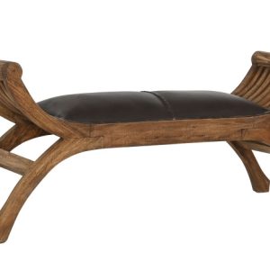 DESCALZADORA CAOBILLA PIEL 130X36,5X55,5 MB-213882 Disponible ref13292