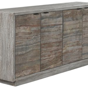 BUFFET MANGO PIEDRA 175X40X81 GRIS MB-214723 Disponible Ref13080