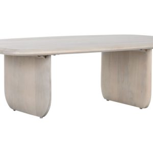 MESA CENTRO MANGO 137X76X45 BLANCO MB-214811 Disponible ref13156