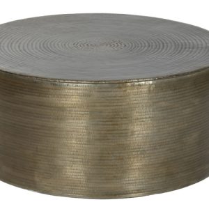 MESA CENTRO ALUMINIO 90X90X40 TAPA DORADO MB-215113 Disponible ref13151