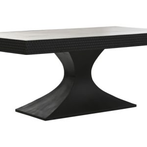 MESA COMEDOR MADERA MARMOL 200X100X76 TRAVERTINO MB-215229 Disponible ref13191
