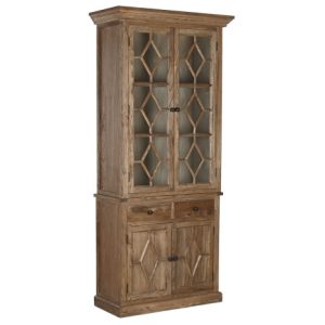 VITRINA MADERA RECICLADA OLMO 100X45X220 93,00 MB-215907 Disponible ref13242