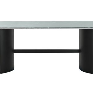 MESA COMEDOR CRISTAL TEMPLADO METAL 200X100X76 MB-215912 Disponible ref13188