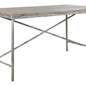 MESA COMEDOR MADERA RECICLADA 200X100X76 NATURAL MB-216533 Disponible ref13187
