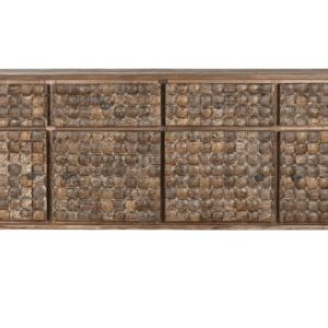 BUFFET TECA RECICLADA COCO 200X45X80 4 PUERT 4 CAJ MB-217246 Disponible REF13033