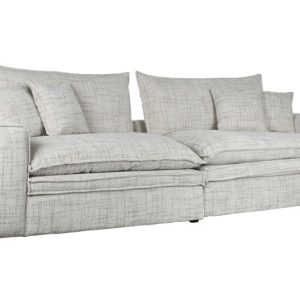 SOFA LINO PLUMA 296X99X100 4 COJINES INCLUIDOS MB-217315 Disponible ref13373