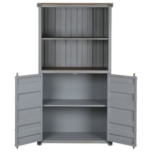 ESTANTERIA METAL MDF 87X44X168,5 36,30 CONTAINER MB-217354 Disponible ref13229
