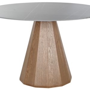 MESA REDONDA COMEDOR CERAMICA MDF 120X120X75 MB-217609 Disponible ref13174