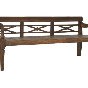 BANCO TECA MACIZA 190X70X75 55,00 TALLADO MB-217920 Disponible ref13288