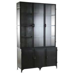 VITRINA METAL 142X47X240 XXL DOS CUERPOS MB-217961 Disponible ref13225