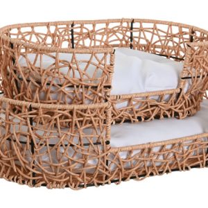 CAMA MASCOTA SET 2 RATAN SINTETICO 50X35X14 CON CO RM-213252 Disponible Ref 2017