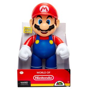 Figura Super Mario Nintendo 50cm Figura articulada de Super Mario con todo lujo de detalles. ¡Mide 50 cm! ref0435