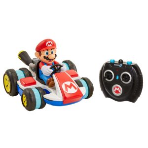 Coche Mini RC Racer Mario Kart Nintendo radio control Tamaño: 20cm. Puedes dirigirlo hacia todas direcciones: hacia atrás, hacia delante y a los lados. ref0419
