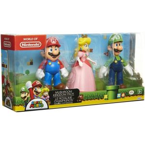 Blister 3 figuras Super Mario Bros 10cm Tamaño: 10cm. ref434