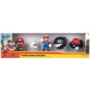 Blister 5 figuras Super Mario Bros 6,5cm Tamaño: 6,5cm. ref0410
