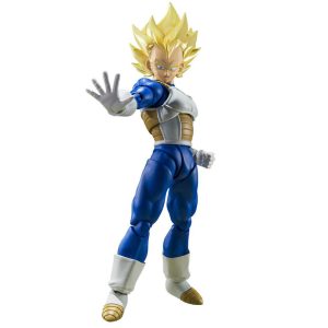 Figura SH figuarts Super Saiyan Vegeta Awakened Super Saiyan Blood Dragon Ball Z 14cm Ref0020