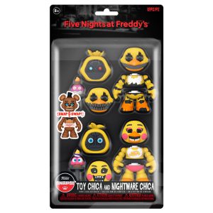 Blister 2 figuras Snaps! Five Nights at Freddys Toy Chica and Nightmare Chica ref 0560